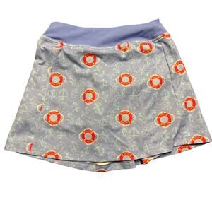 Turtles and Tees Junior Junior skort  - Blue sz 5/6 Nautical